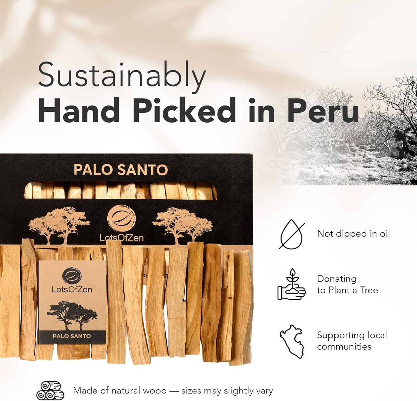 Palo Santo Wood Sticks (20 Pack)