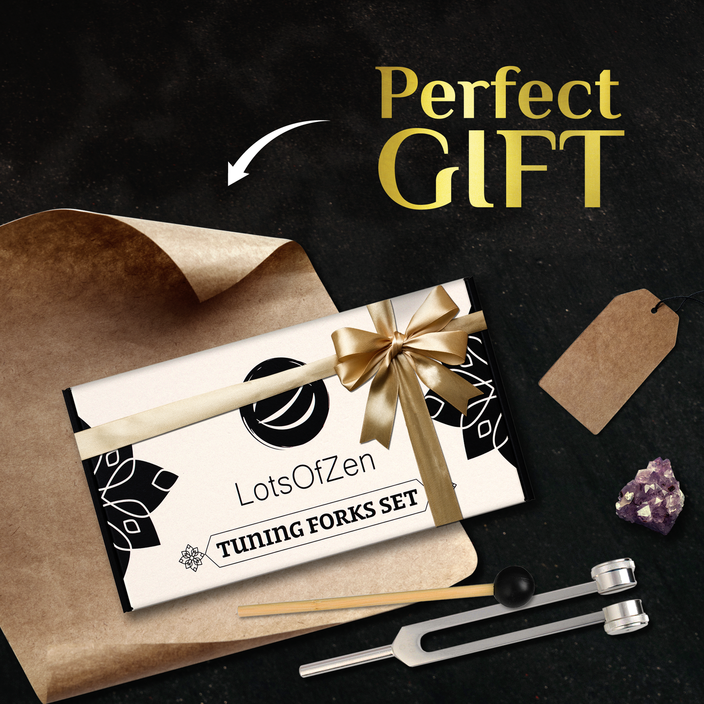 Tuning Forks Set (128Hz, 256Hz, 512Hz)