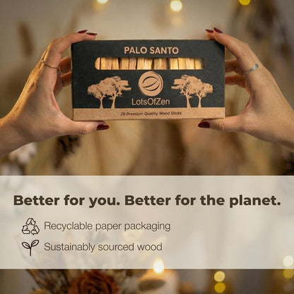 Palo Santo Wood Sticks (20 Pack)