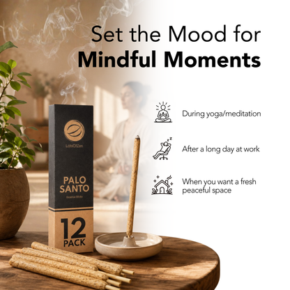 Palo Santo Incense Sticks Smudge Kit (12 Pack)
