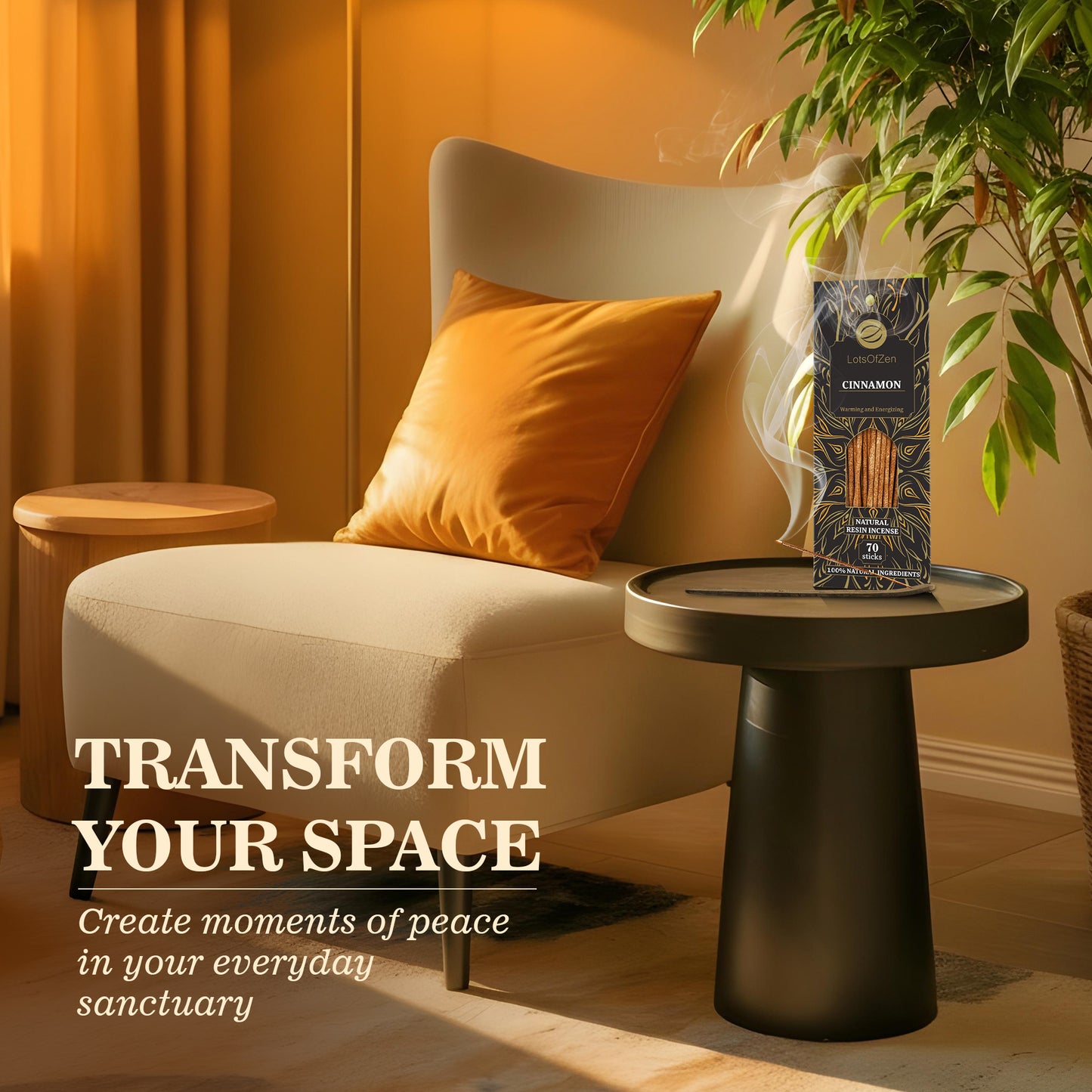 Cinnamon Incense Sticks (70 Pack)