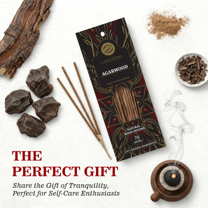 Agarwood Incense Sticks (70 Pack)