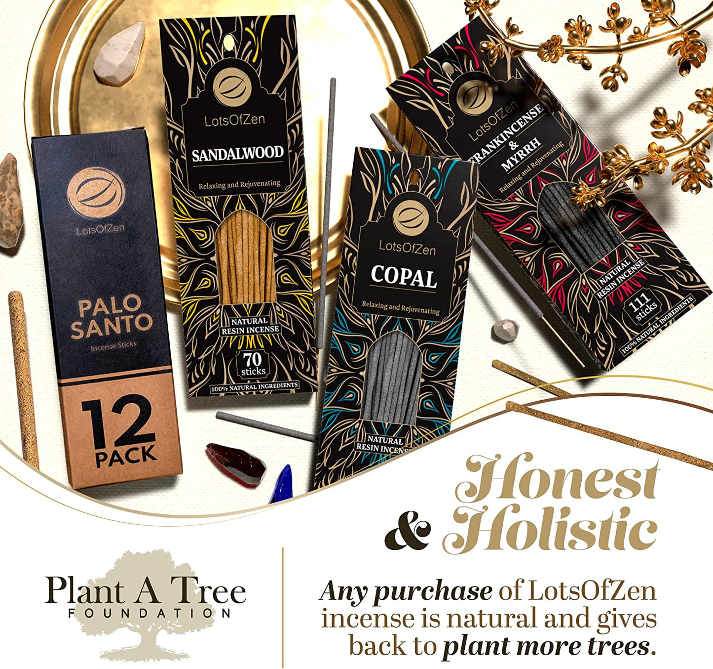 Sandalwood Incense Sticks (70 Pack)